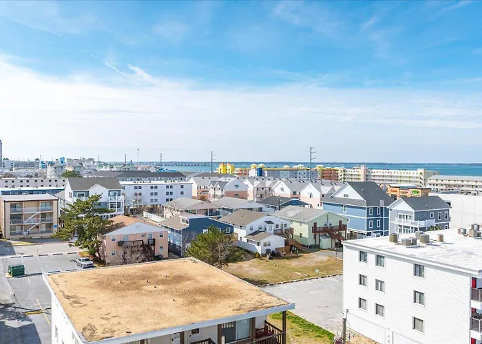 Side Ocean View In Family Friendly Sandpiper Dunes With Outdoor Pool! * Ocean City